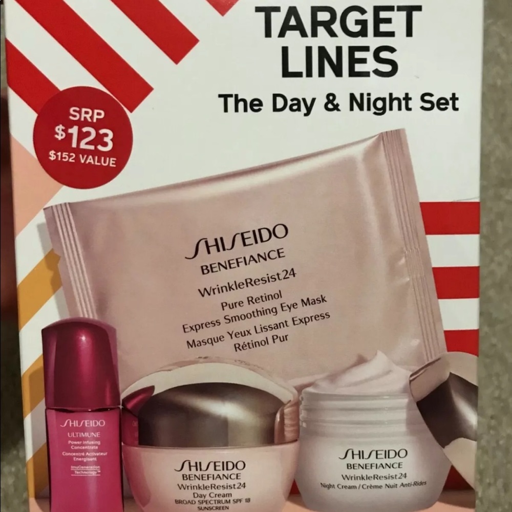NEW Shiseido WrinkleResist 24 hr day and night set